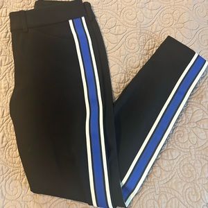 NWOT. Black racing pant. EXPRESS